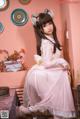 Coser@蠢沫沫 (chunmomo) Vol.043: 粉透明女仆 (34 photos) P18 No.80cddd